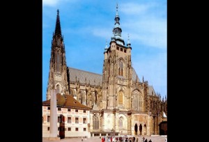 Katedrala sv. Vida u Pragu, pogled s južne strane