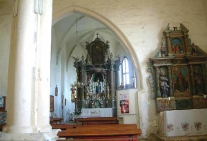 Crkva sv Marije Glogovnica unutrašnjost