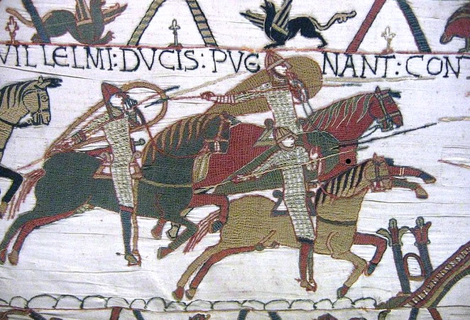 Prikaz vitezova naoružanih kopljima