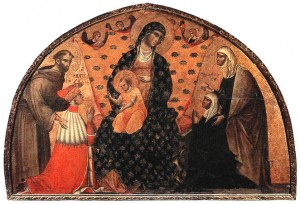 Lunette of the tomb of doge Francesco Dandolo, Santa Maria Gloriosa dei Frari, Venice, 1339