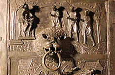Bronze doors
