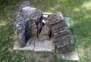 Stone from Church in Nova Ves